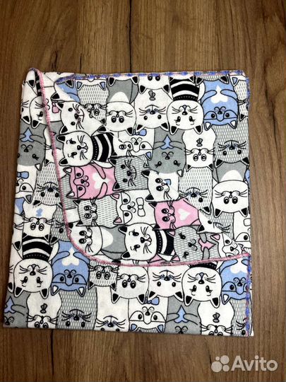 Детский тоненький пледик 88х74