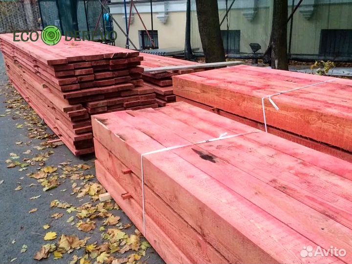 Брус антисептированный 100х200х6000