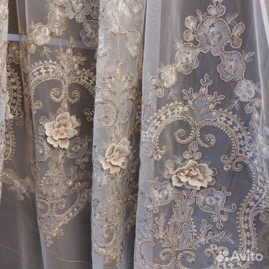Тюль на отрез маркиза