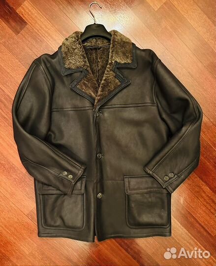 Дубленка натуральная мужская 50 размер