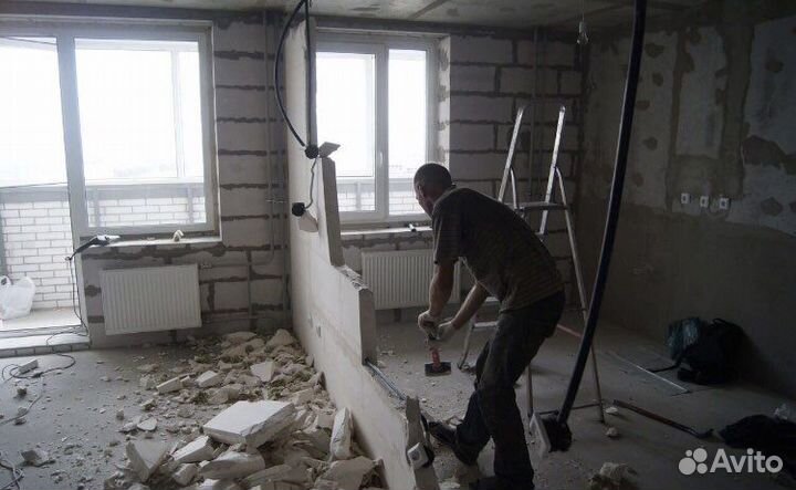 Демонтаж/Демонтаж квартир