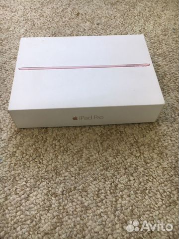 Коробка от iPad Pro 32 GB Rose Gold Demo