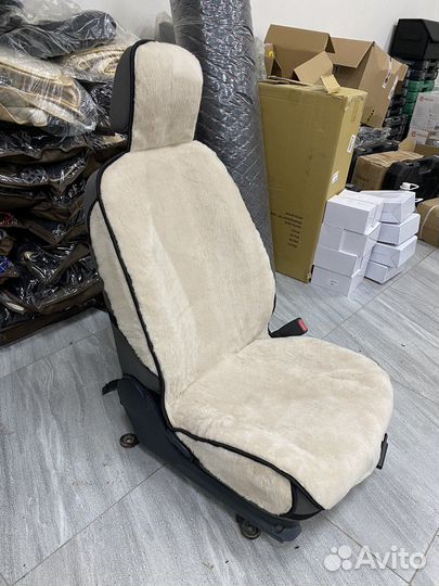 Меховые накидки на сидения автомобиля