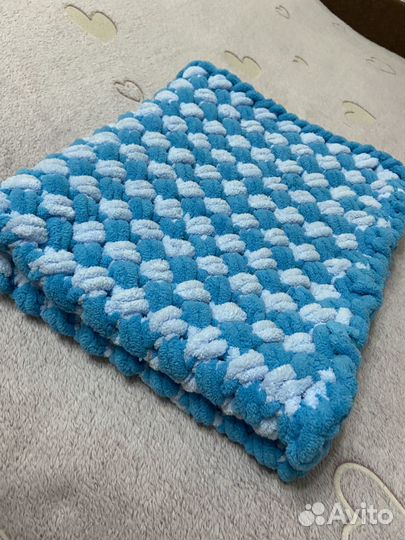 Плед на заказ из Ализе Пуффи ручная работа