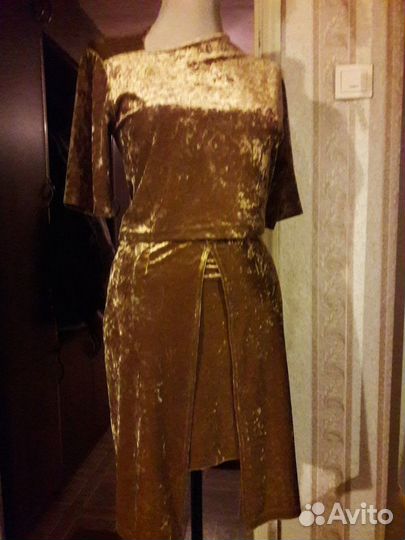 Костюм бархатный