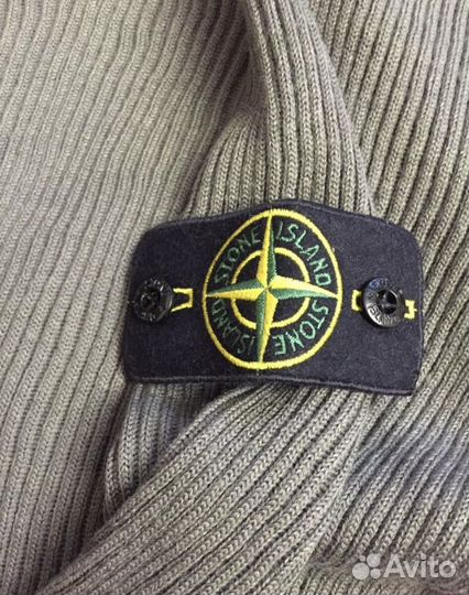 Новый шерстяной свитер водолазка Stone Island