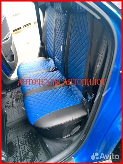 Чехлы Автопилот Hyundai Tucson 3 из экокожи Ромб