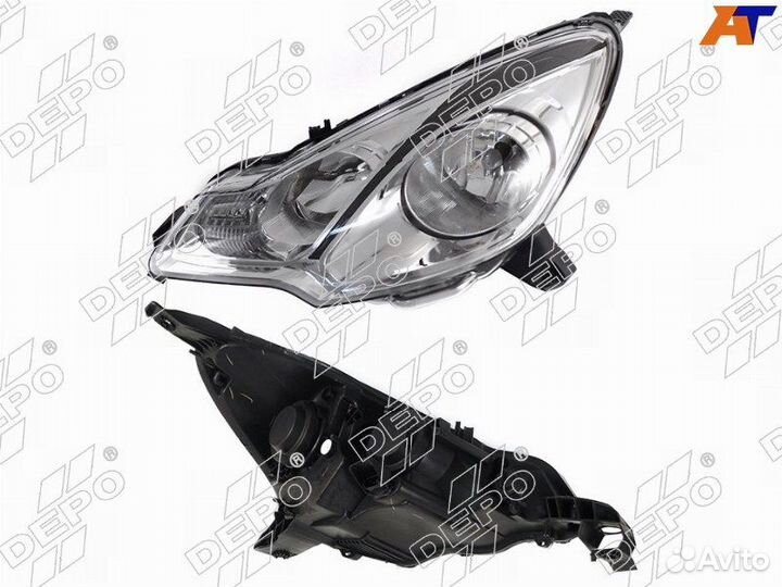 Фара citroen C3 10-16 LH с электрокорректором