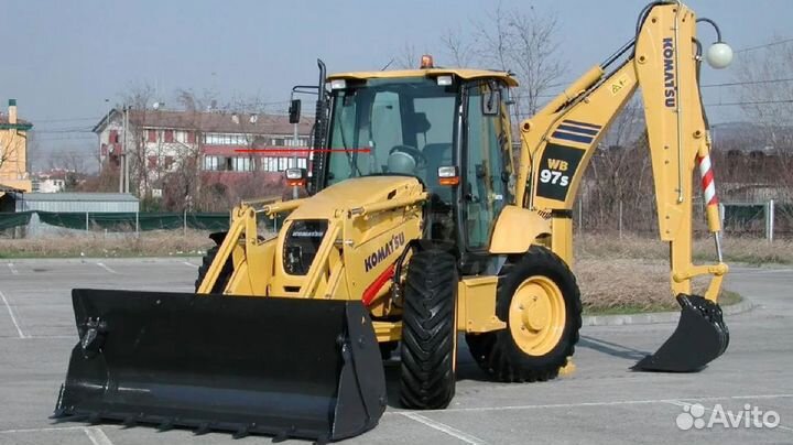 Стекло лобовое для погрузчика Komatsu WB93 WB97
