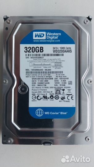 Жесткий диск 320 гб