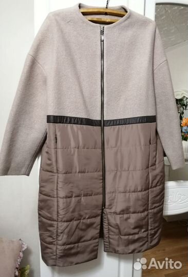 Пальто женское демисезонное 52