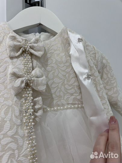 Платье для малышки с пиджачком 3/6