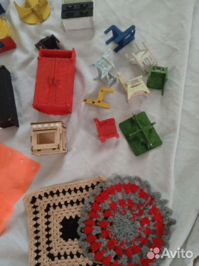 Мебель для кукольного домика деревянная