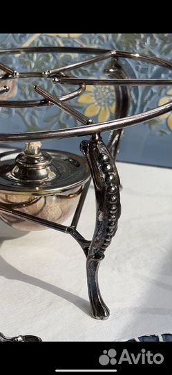 Подогрев для блюд.Серебрение.Италия