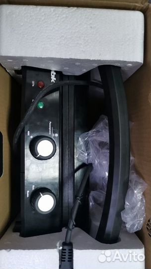 Гриль BBK BEG2002 черный/металлик, после ремонта