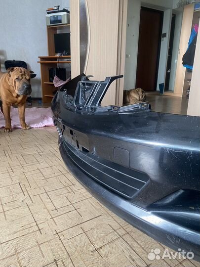 Бампер передний nissan tiida c11