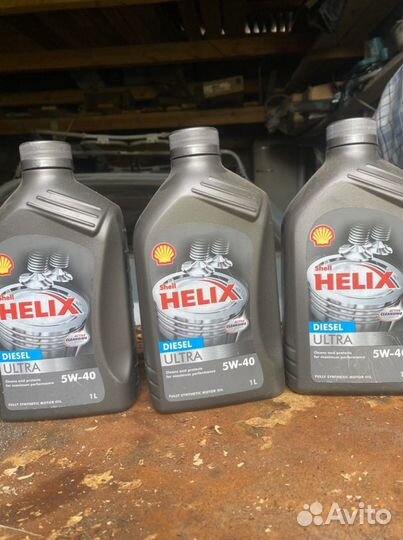 Масло моторное Shell helix ultra 5W40 Diesel