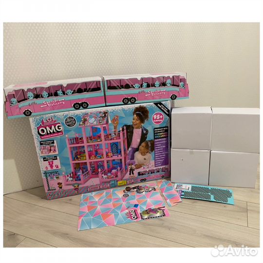 Кукольный дом лол с каксессуарами. 4 вида