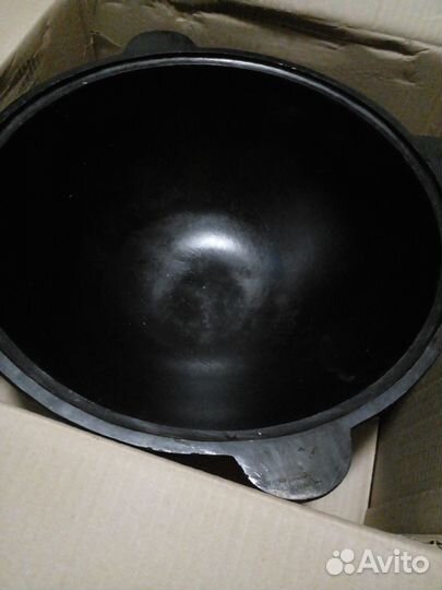 Казан чугунный 12 литров новый