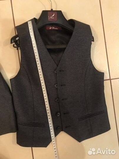 Школьная форма 134 серого цвета