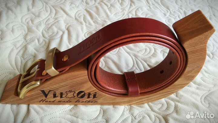 Кожаное стильное рыжье*