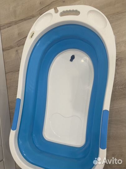 Ванночка для купания складная с термометром