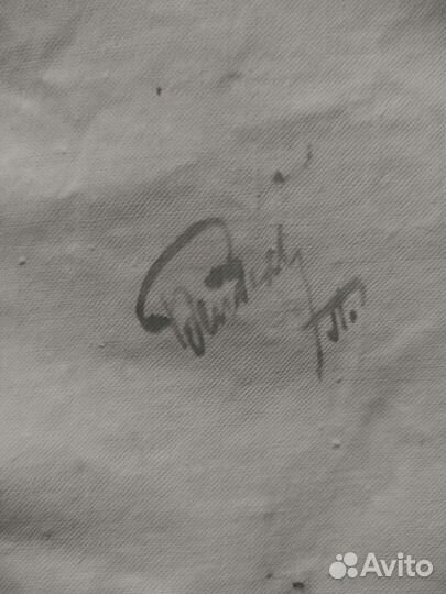 Плакат Энгельса и К.Маркса 1984 оригинал холст