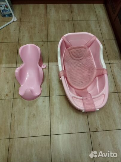 Ванночка для купания, гамак и горка