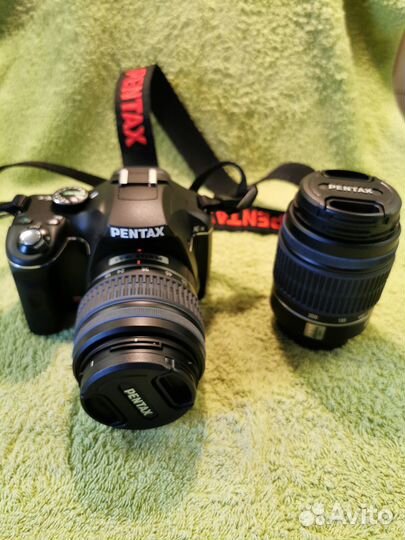 Зеркальная фотокамера Pentax K-x KitDA18-55;50-200