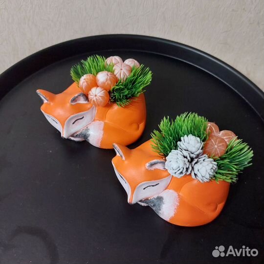 Новогодняя поделка в сад и школу. Лиса