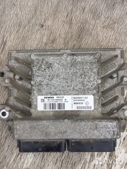 Блок управления двигателем на Рено Логан 1.6