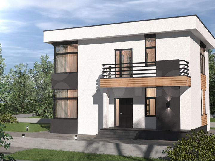 Коттедж 147 м² на участке 1 сот.