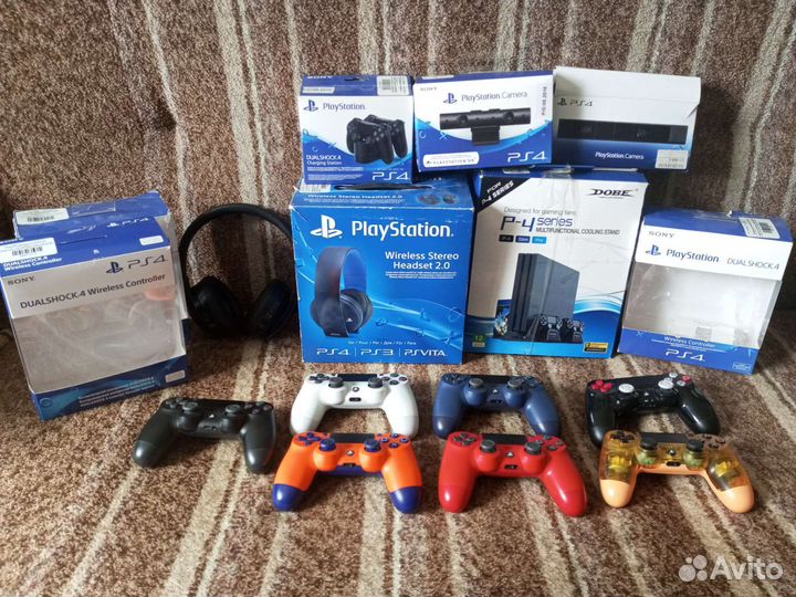 Оригинальные геймпады и аксессуары для ps4