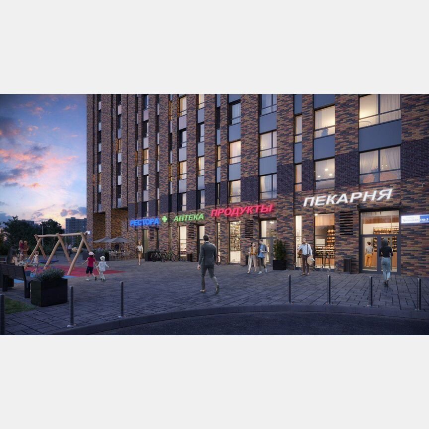 1-к. апартаменты, 36,7 м², 10/16 эт.