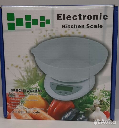 Весы кухонные электронные с чашкой