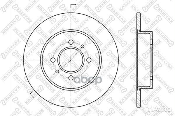 6020-3914-SX диск тормозной задний Renault Lag