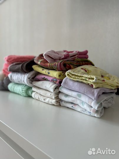 Большой пакет одежды для девочки baby go, 74р