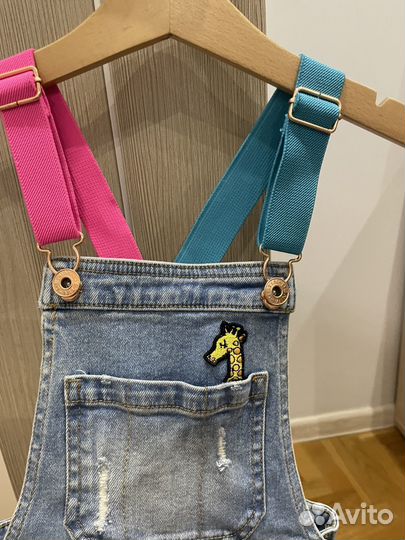 Комбинезон джинсовый 116