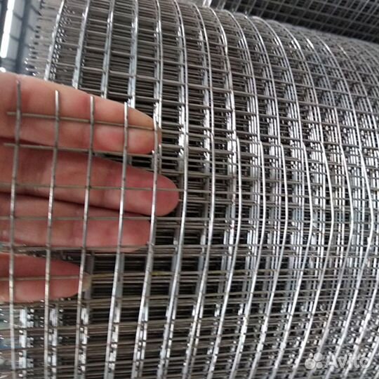 Сетка сварная оцинкованная для клеток (1х15м)