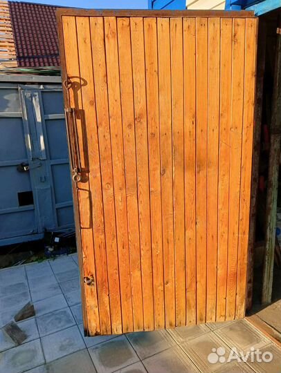 Ворота гаражные металлические бу