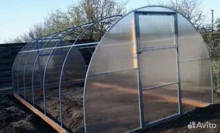 Теплица двойная дуга