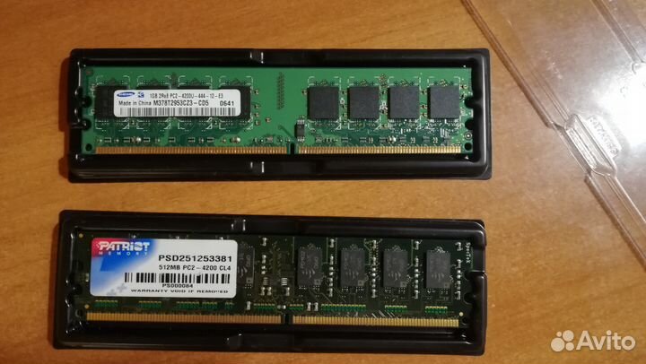 Оперативная память DDR2 512Mb 533Мгц Patriot