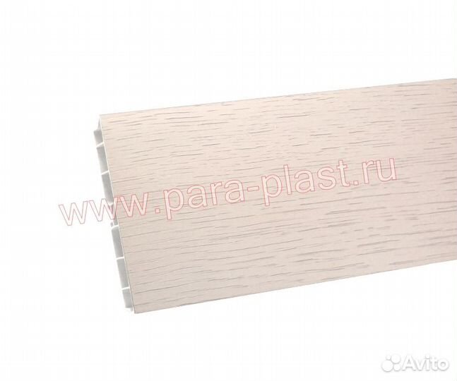 Цоколь пвх Дуб светло-серый (Акация) с уплотнител