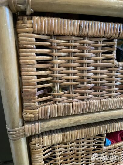 Шкаф-комод из ротанга