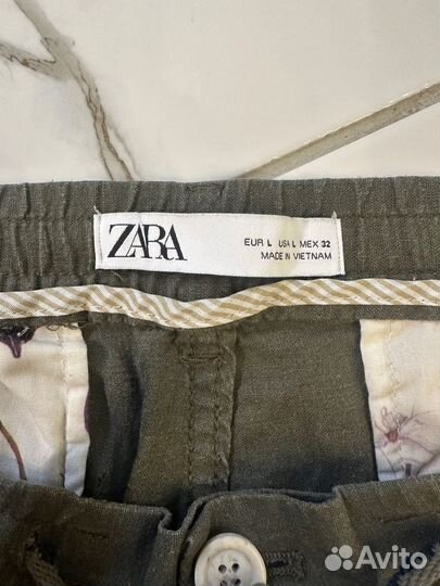 Брюки zara мужские