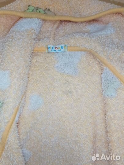 Банный халат детский 80 размер