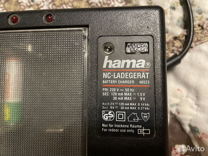 Зарядное устройство для батареек Hama