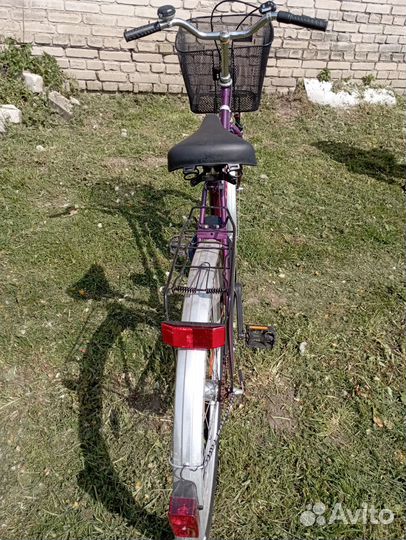 Велосипед взрослый женский с корзиной