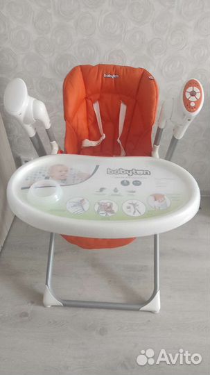 Стульчик для кормления babyton стульчик-качели