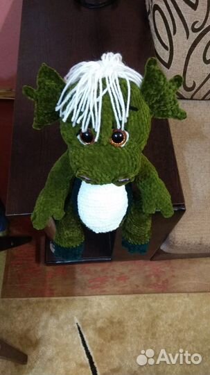 Дракон плюшевый